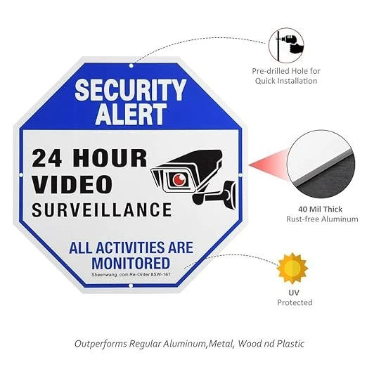 Security Camera Sign